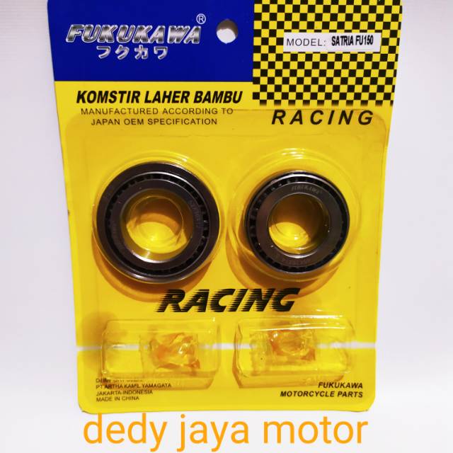 Komstir comstir racing satria fu 150 fukukawa genuine parts berkualitas terjamin