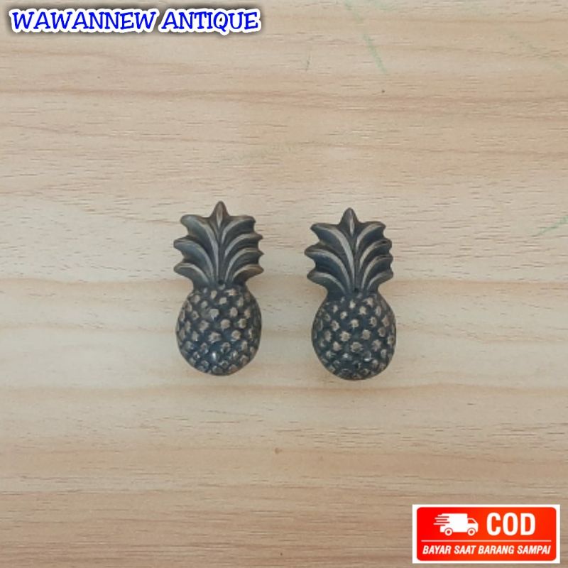 Handle / Tarikan Laci Lemari Jendela Pintu Rumah Motif Knop Nanas 5cm