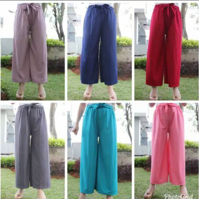 Celana Kulot Ribbon Pants