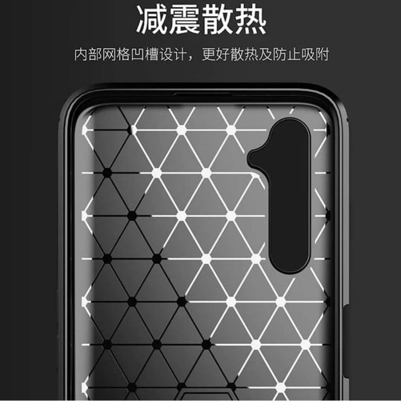 Case Realme 6 Fiber Carbon Premium Case Ultimatte