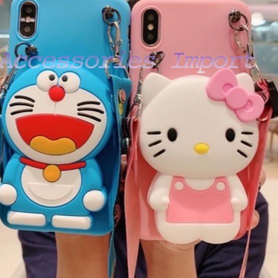 -7 Oppo A52 2020/ A92 2020/ A91 2020/ A31 2020/ A5 2020/A9 2020/ Case Disney Dompet + Tali Gantungan