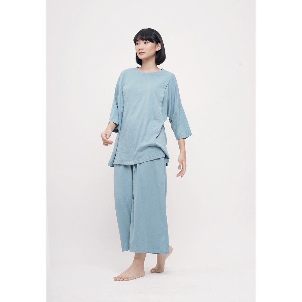 

MONOMOM Jamie Tosca - Piyama menyusui, piyama busui hijau