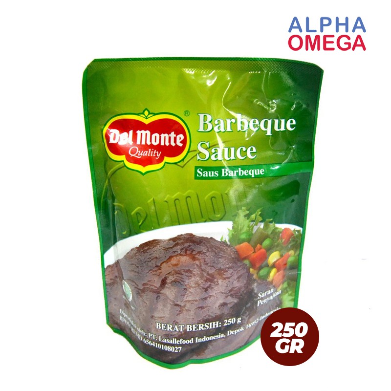 

SAUS BBQ DELMONTE POUCH 250 GR - SAOS BARBEQUE DEL MONTE