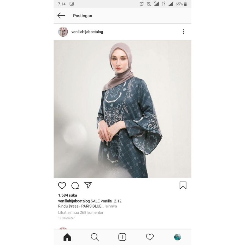 Rindu Dress Vanilla Hijab