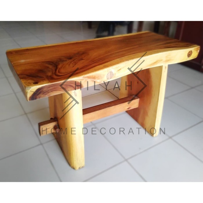 Bangku/Bench Kayu Trembesi Solid