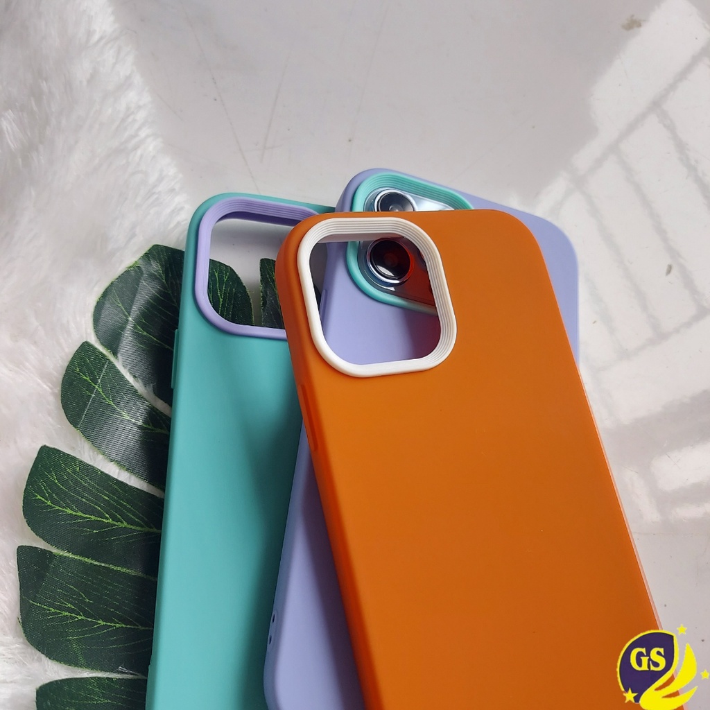 Armor Defender Shockproof Pastel 3 in 1 CASE IPHONE 13 13 PRO 13 PRO MAX 13 MINI IPHONE 12 12 PRO 12 PRO MAX 12 MINI SOLID DUAL COLOUR SOFTCASE FULL COVER SOFTCASE LIQUID SILICONE CASE ANTISHOCK CASING