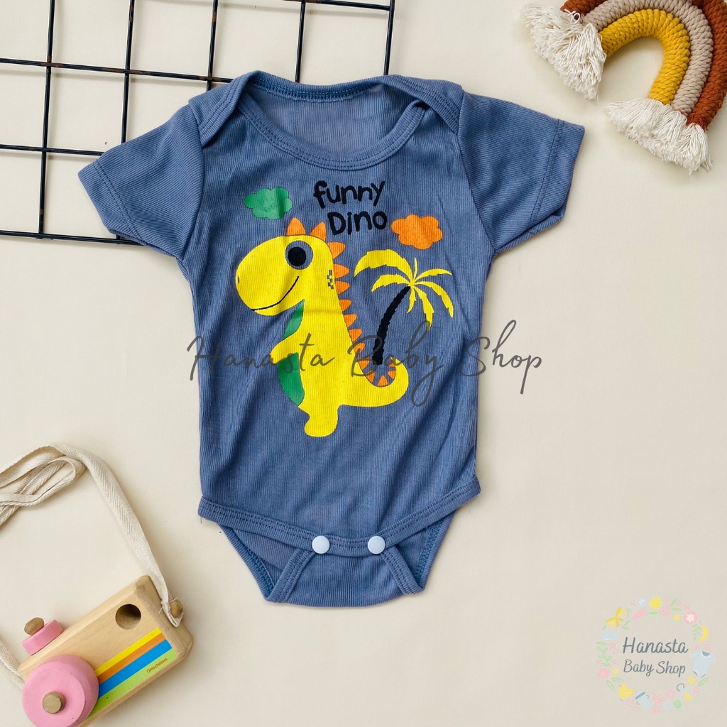 Jumper Bayi RIB Warna Sablon Animal