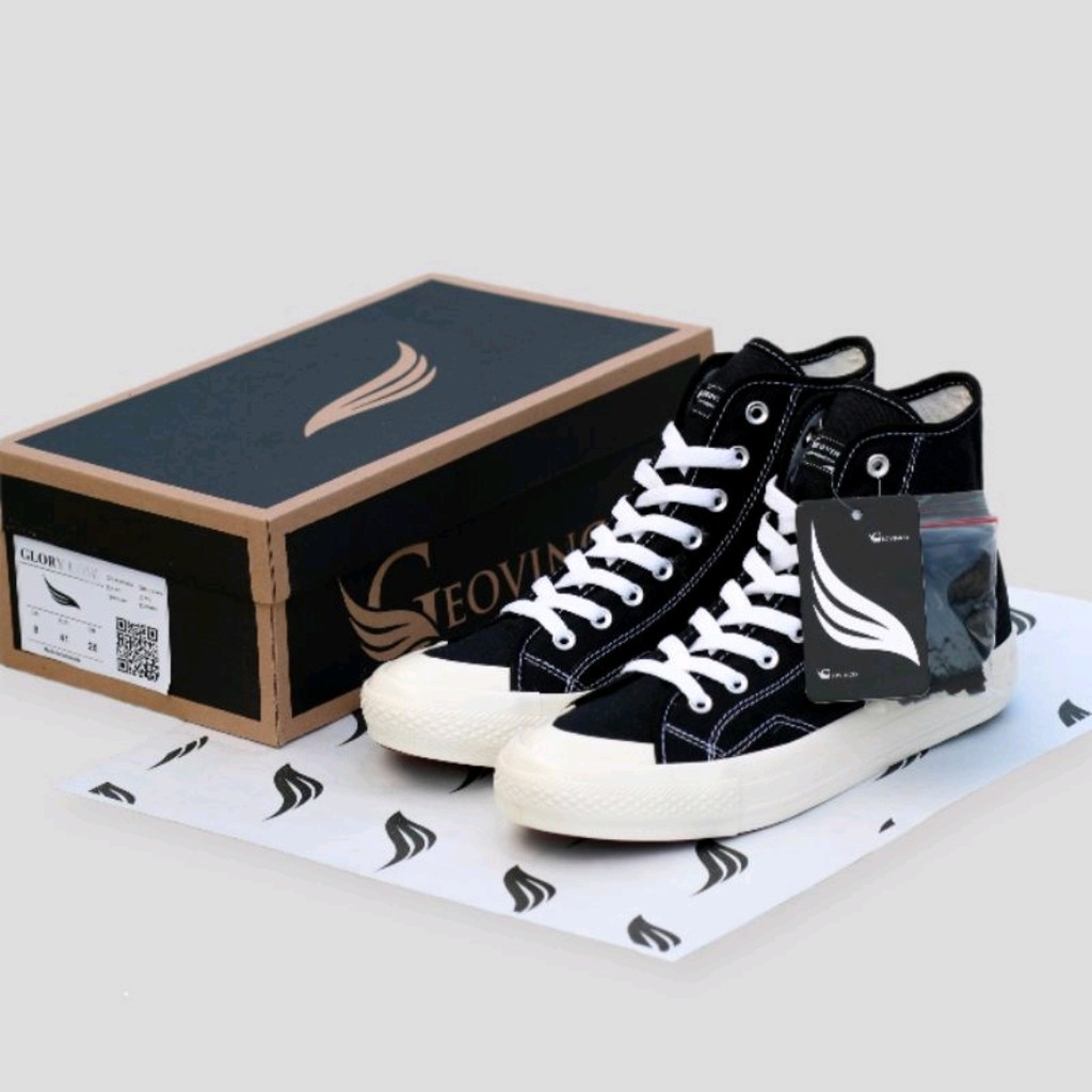 COD (BAYAR DITEMPAT) SEPATU PRIA SNEAKERS GEOVINCO BASIC HIGH ORIGINAL