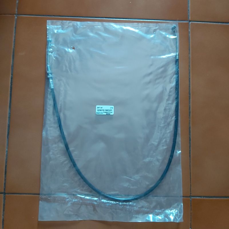 Tali gas mesin tempel Suzuki 15pk