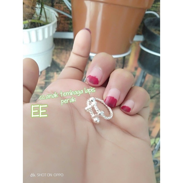 cincin lilit anak lapis em@s 24k