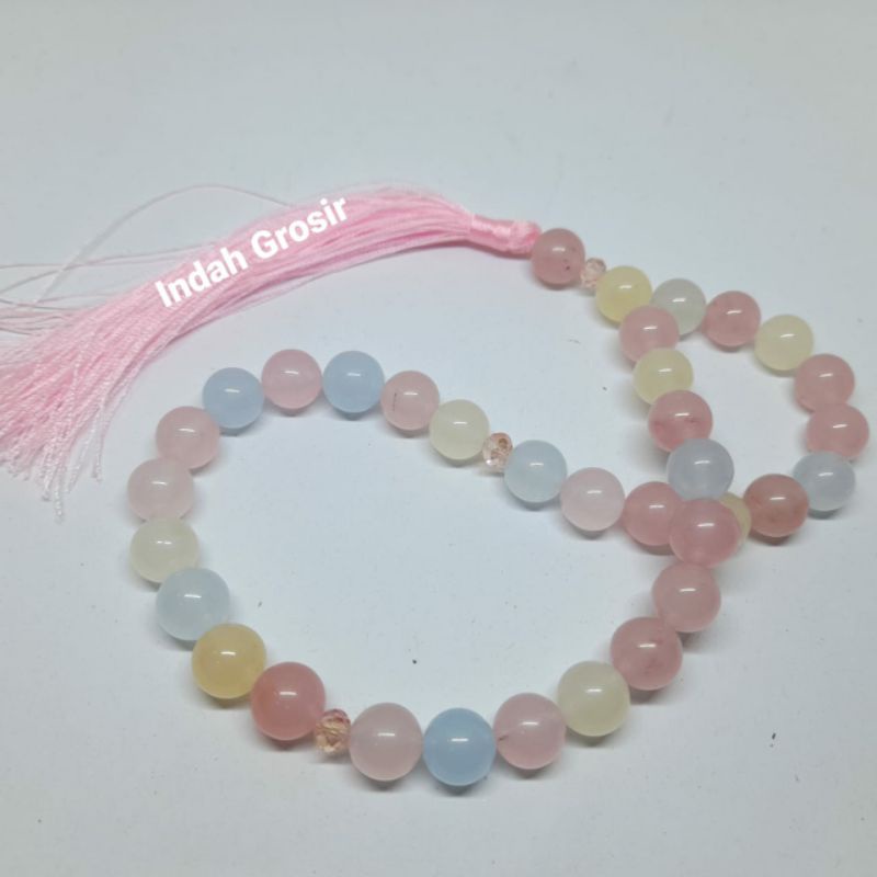 TASBIH BATU MORGANET 10MM 33BUTIR ORIGINAL