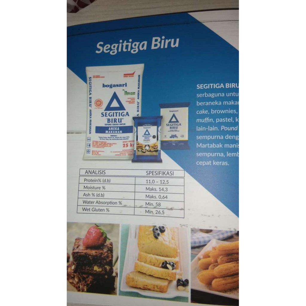

TERIGU SEGITIGA BIRU KEMASAN 1/2KG