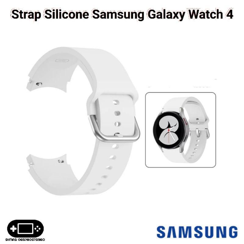 Strap Samsung Galaxy Watch 4 Classic 40mm 42mm 44mm 46mm Tali Jam Rubber Colorful Buckle Model Active