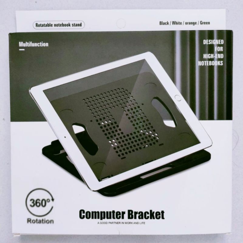 NOTEBOOK BRACKET STAND 360°ROTATION-PUTAR(LAPTOP-TAB-HP)