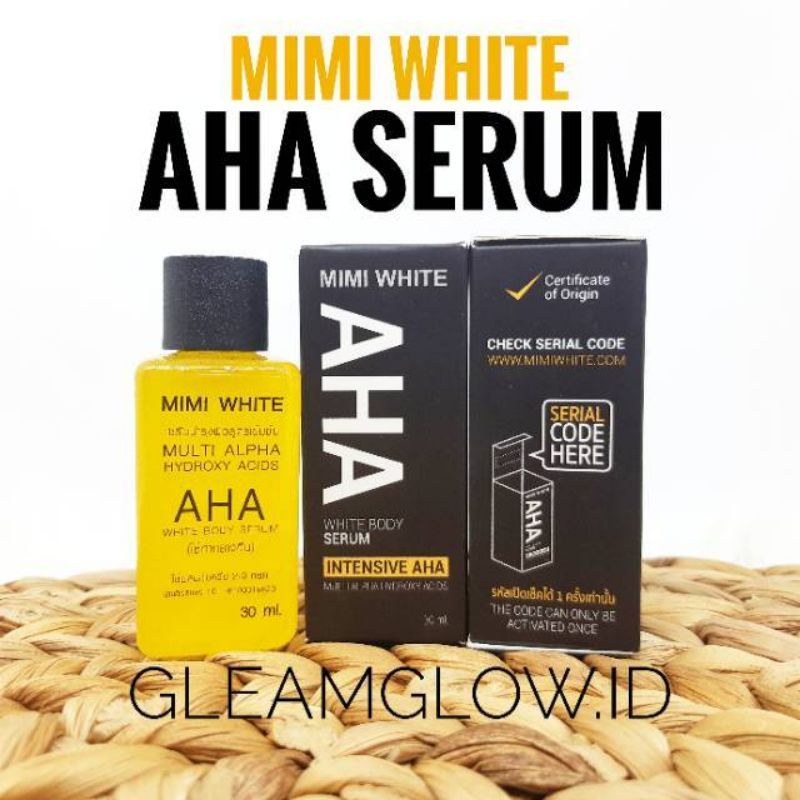 Mimi white AHA body serum