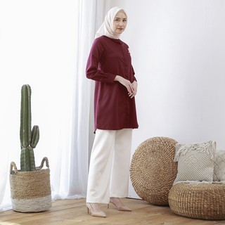 Tunik Polos Fenomenal Bahan Toyobo Fodu Premium Halus Adem