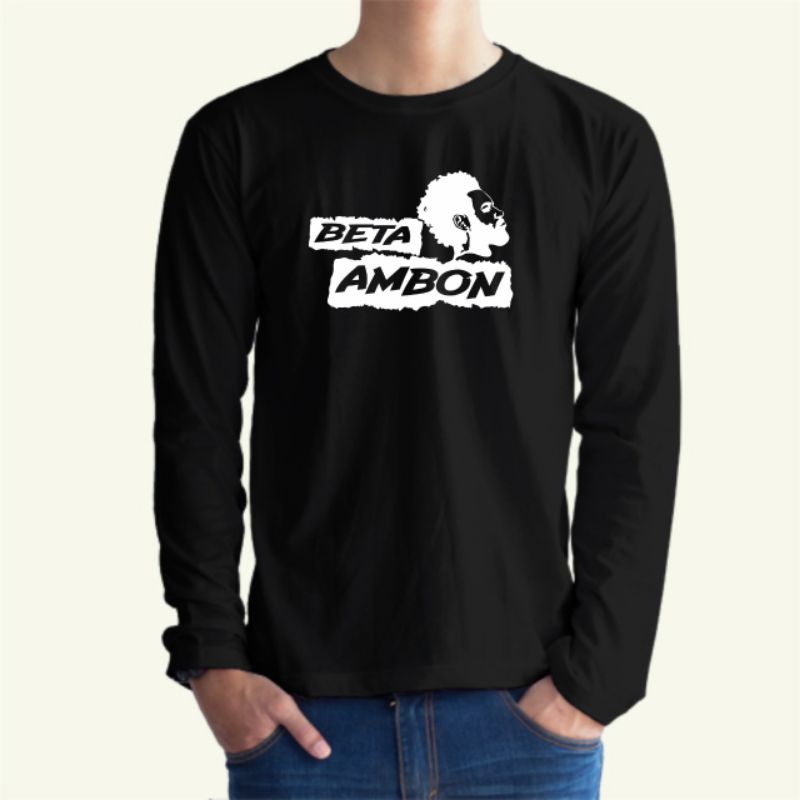 KAOS BETA AMBON MALUKU lengan panjang/ kaos ambon maluku