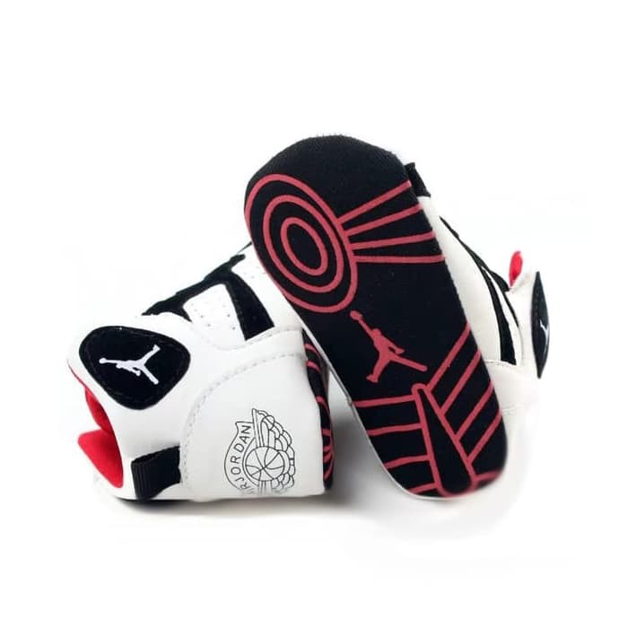 Sepatu Lucu Jordan Red High Prewalker Shoes   Sepatu Bayi   Baby Shoes   Sepatu Diskon