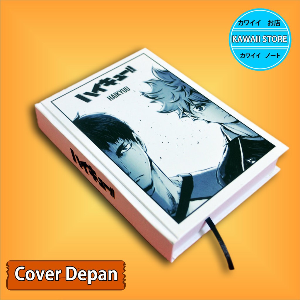 

Notebook / Pocket book Hard Cover Anime HAIKYUU uk A5 & A6 / Notes Book