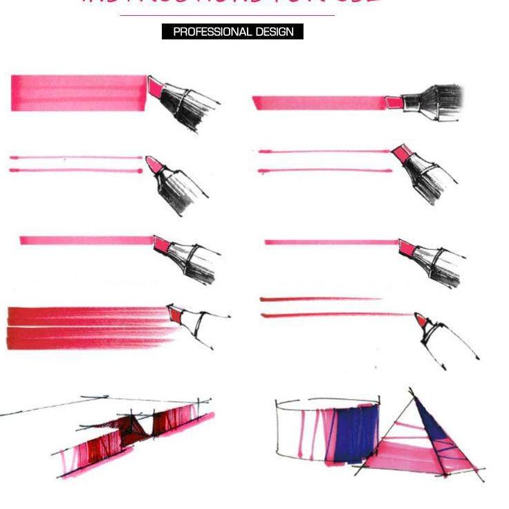 Terlaris.. TouchFive 30/40/60/80 Warna Sketsa Spidol Umum General Marker Set Animation Markers