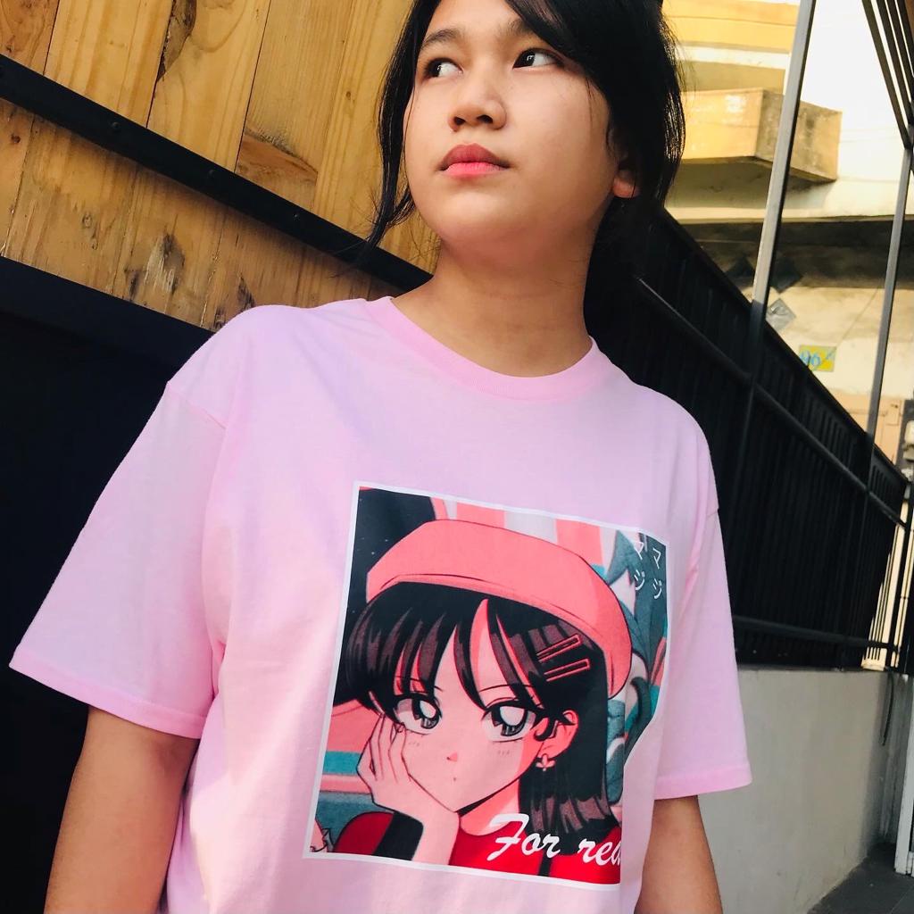 Tshirt 90's Anime Girl Unisex