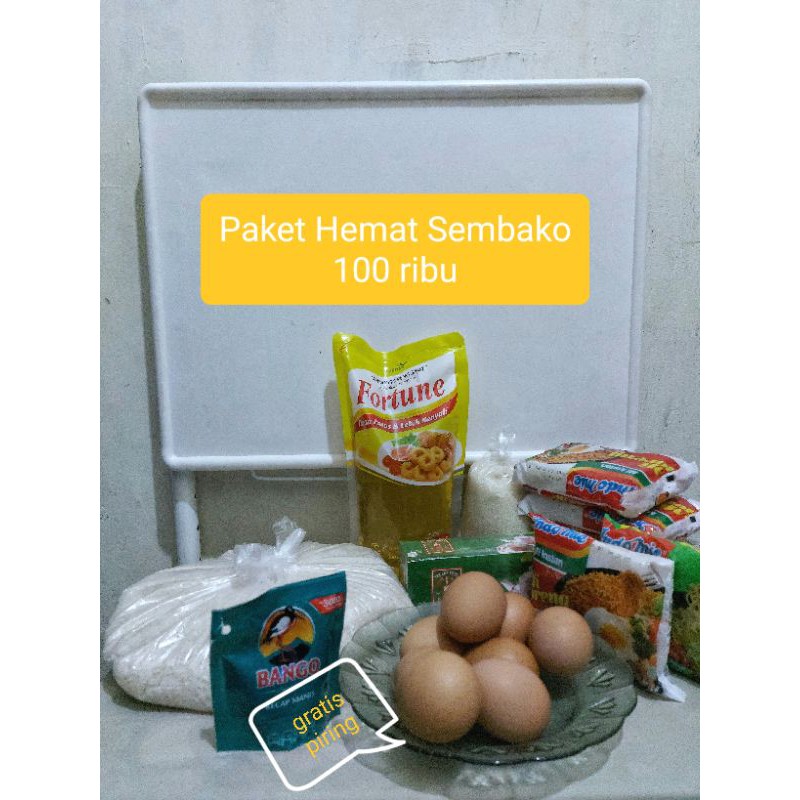 

Paket sembako 100ribu