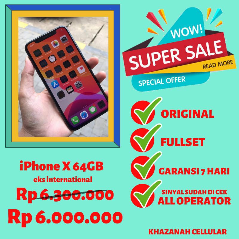 Second iPhone X 64 GB