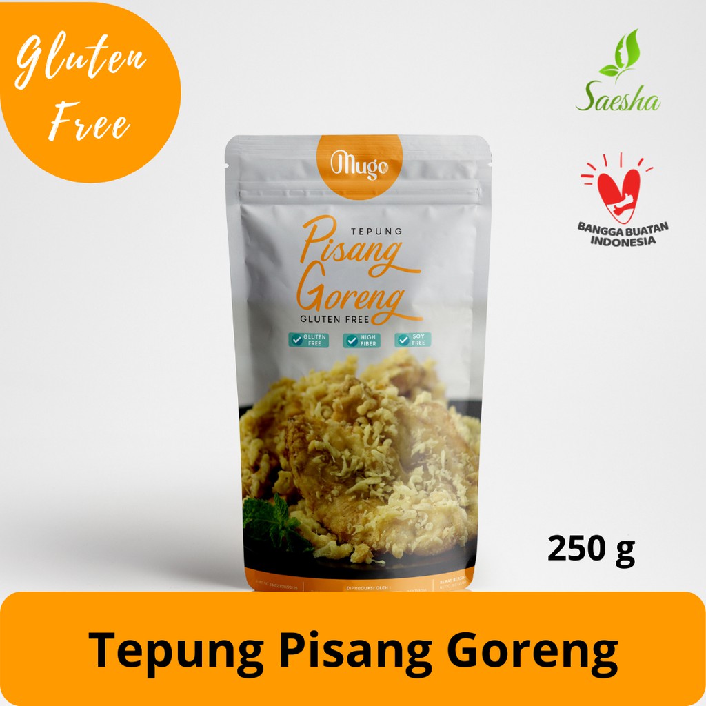 

Mugo - Tepung Bumbu Pisang Goreng 250 gr - Bebas Gluten - Tanpa Bahan Pengawet - Saesha