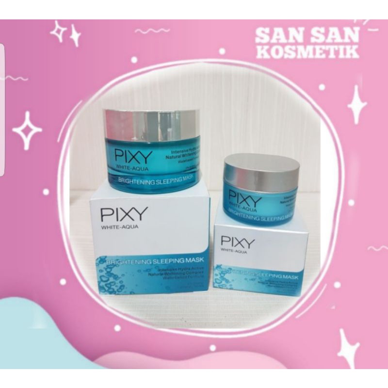 Pixy White Aqua Brightening Sleeping Mask (50gr/18gr)