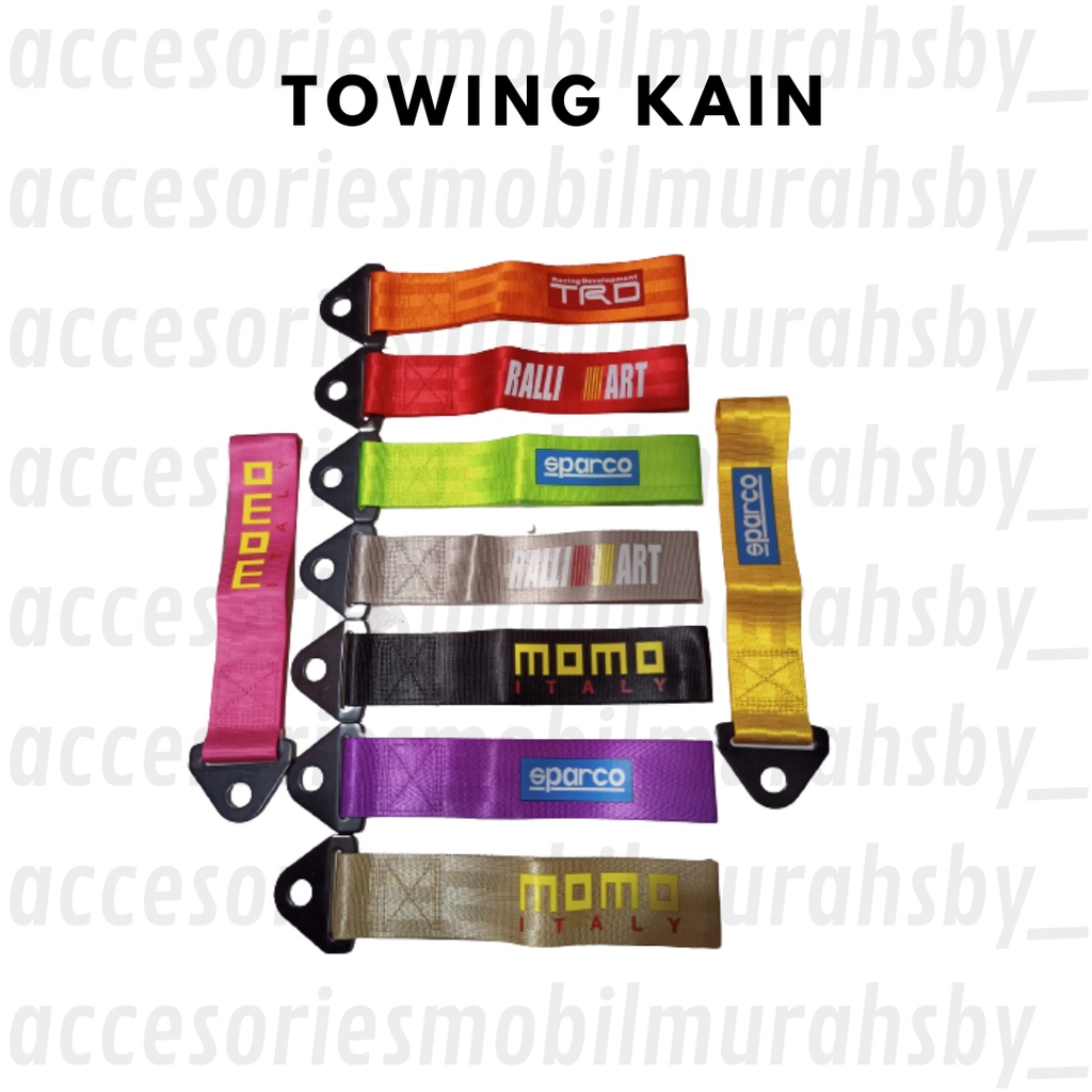 Towing Kain Sablon Mugen Power / Tali Derek Mobil