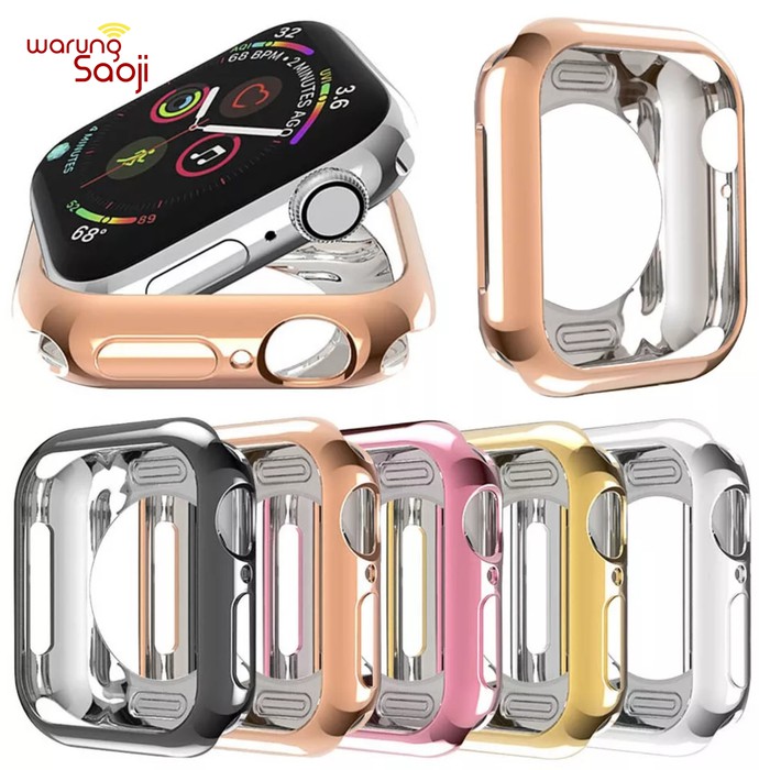 Apple Watch Case 40 44 mm 40mm 44 Series 44mm softcase Electroplating