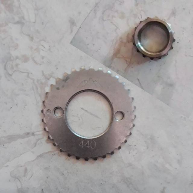 Gigi sentrik atas bawah gl pro seris / gl 100 / cb