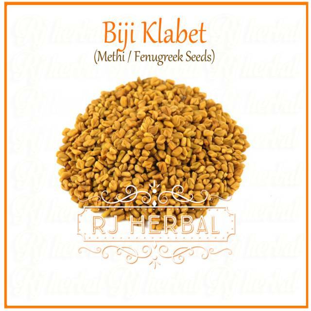 [500 gram] Biji Klabet  / Methi Seeds / Fenugreek