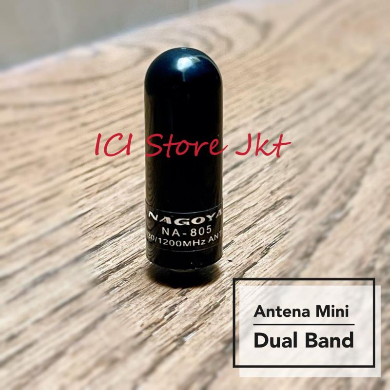 Antena ht mini dual band / antena ht pendek dual band konektor SMA Female