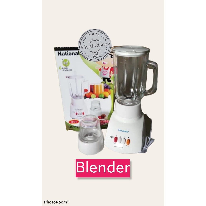 Blender Yamakawa Blender Kaca 6 Mata Pisau 3 in 1