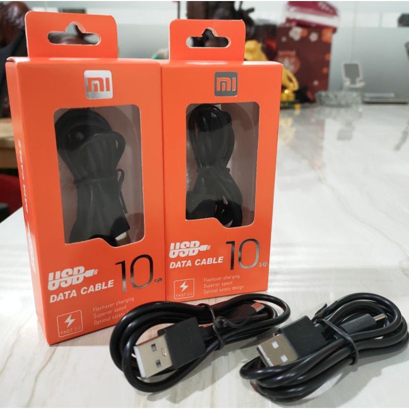 KABEL DATA XIAOMI MICRO &amp; TIPE C ORIGINAL 99.9% FAST CHARGER