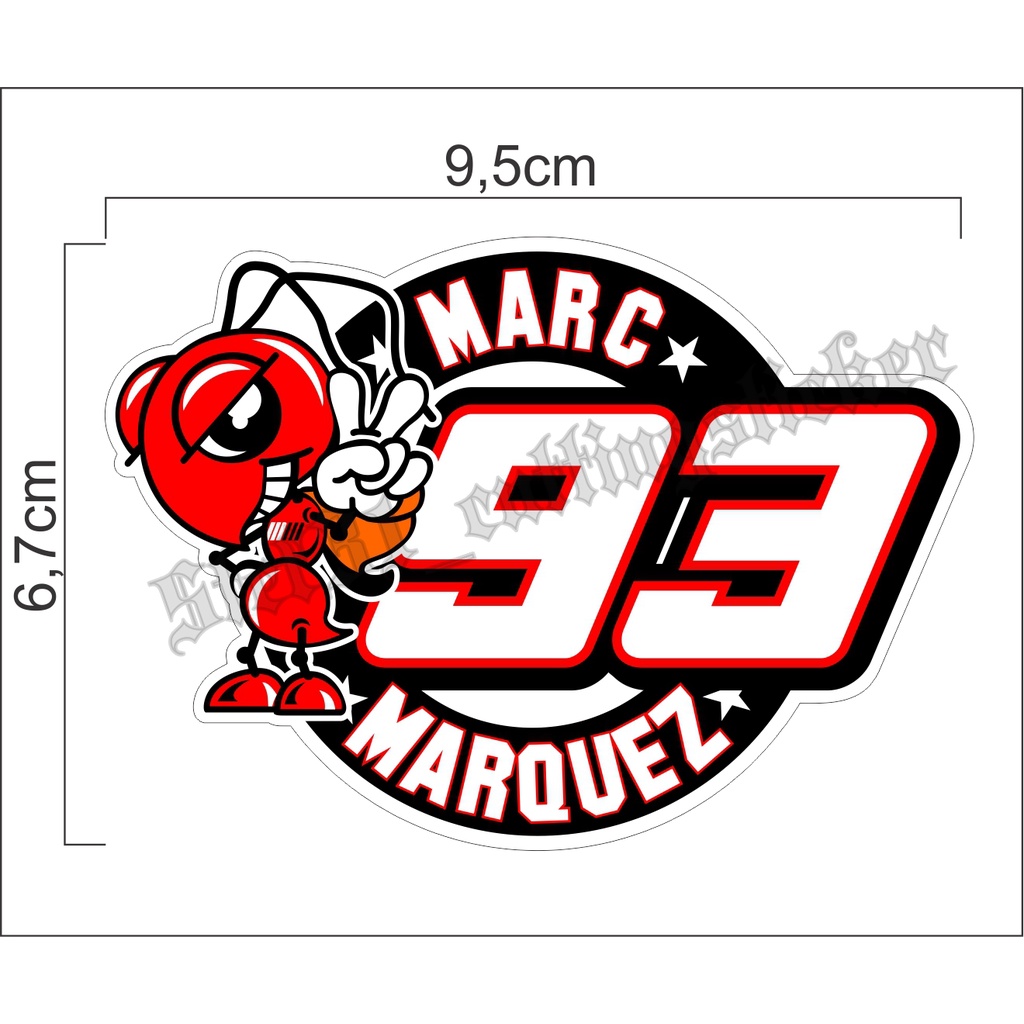 

Stiker printing logo marc marques, stiker marc marques