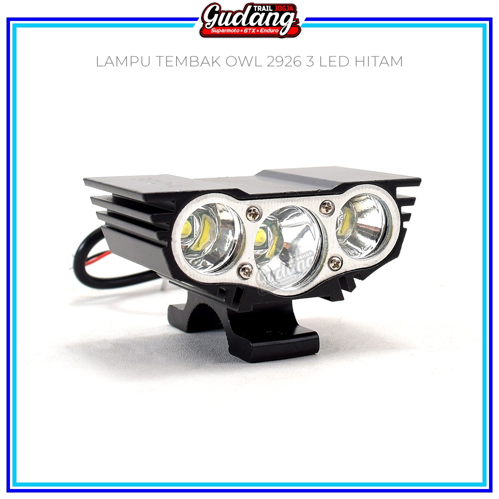 Lampu Tembak Lampu Depan Reflektor 3 LED 6 LED  8 LED Jelly 12 LED Panjang Mini Cree Double Mika CRF 150L KLX Dtracker Bigfoot