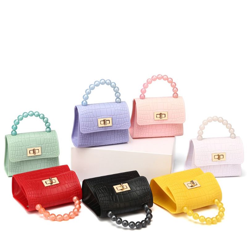 Tas Jelly Tas Selempang Anak / Tas Dewasa Mini Jelly Import Viral Berbagai Motif