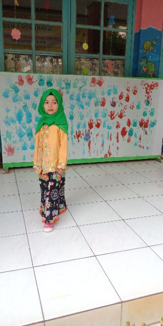 Rok Duyung Batik Anak Ra01 Bawahan Panjang Motif Ondel-ondel Betawi Jakarta / Bawahan Kebaya