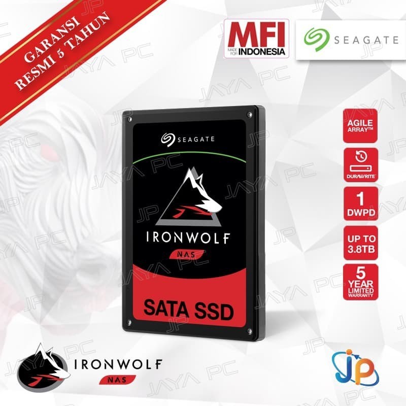 Seagate IRONWOLF NAS 110 SSD 480GB Sata 3 - Seagate SSD 480 GB 2.5"