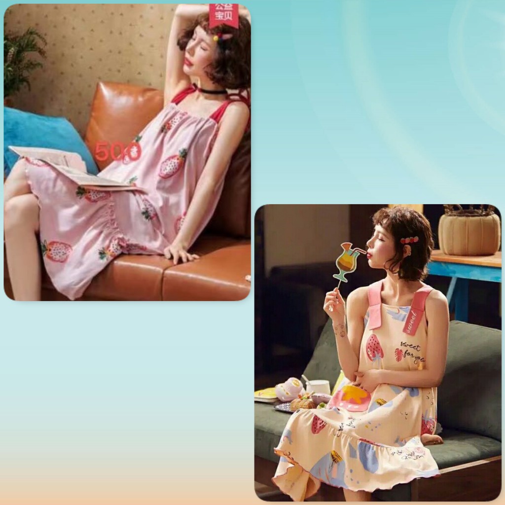 Daster Wide Tanktop / Daster Korea Aesthetic / Daster Kekinian