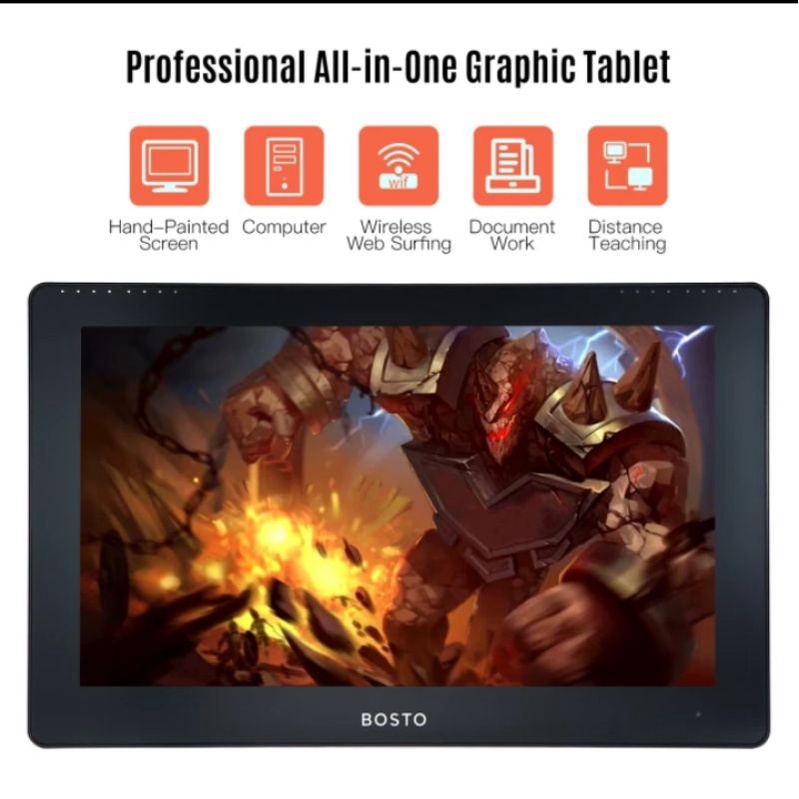 BOSTO Studio 16HD Portabel tablet grafis monitor all in on komputer