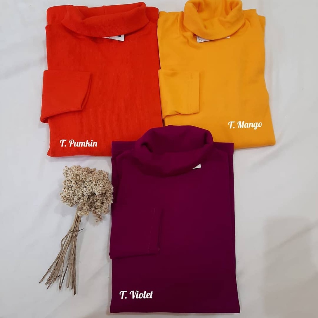 Pretty turtleneck sweater / atasan rajut wanita / atasan rajut / baju rajut/ turtleneck/korean style / New daisy Turtleneck / Turtle New Daisy Plain Long Sweater / Baju Rajut Wanita / Atasan Rajut Wanita