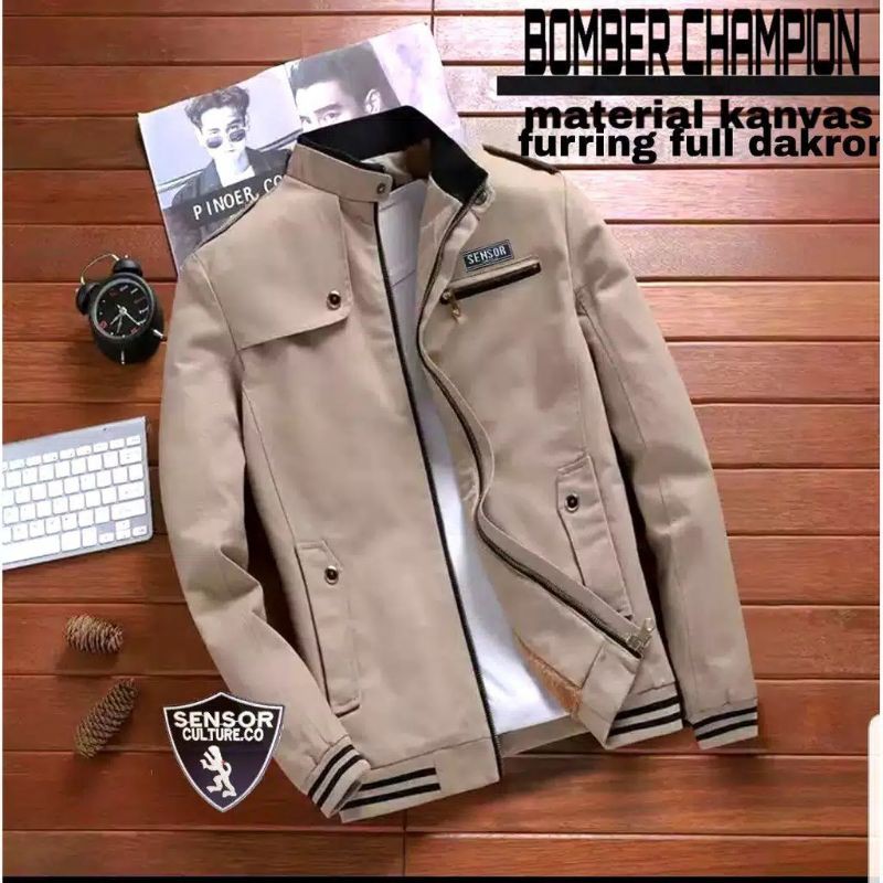 JAKET BOMBER CAMPION JAKET BOMBER PRIA JAKET BOMBER TERLARIS JAKET BOMBER TERMURAH-3