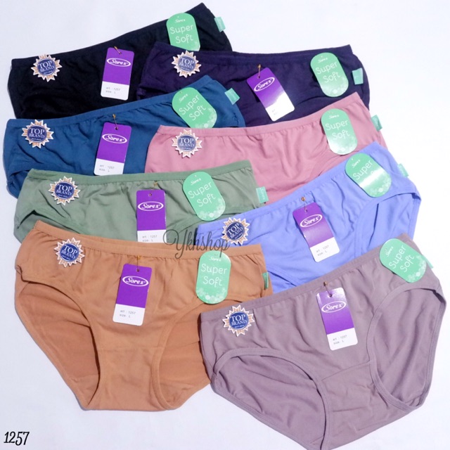 CELANA DALAM Basic Mini WANITA SUPER SOFT SOREX 1257