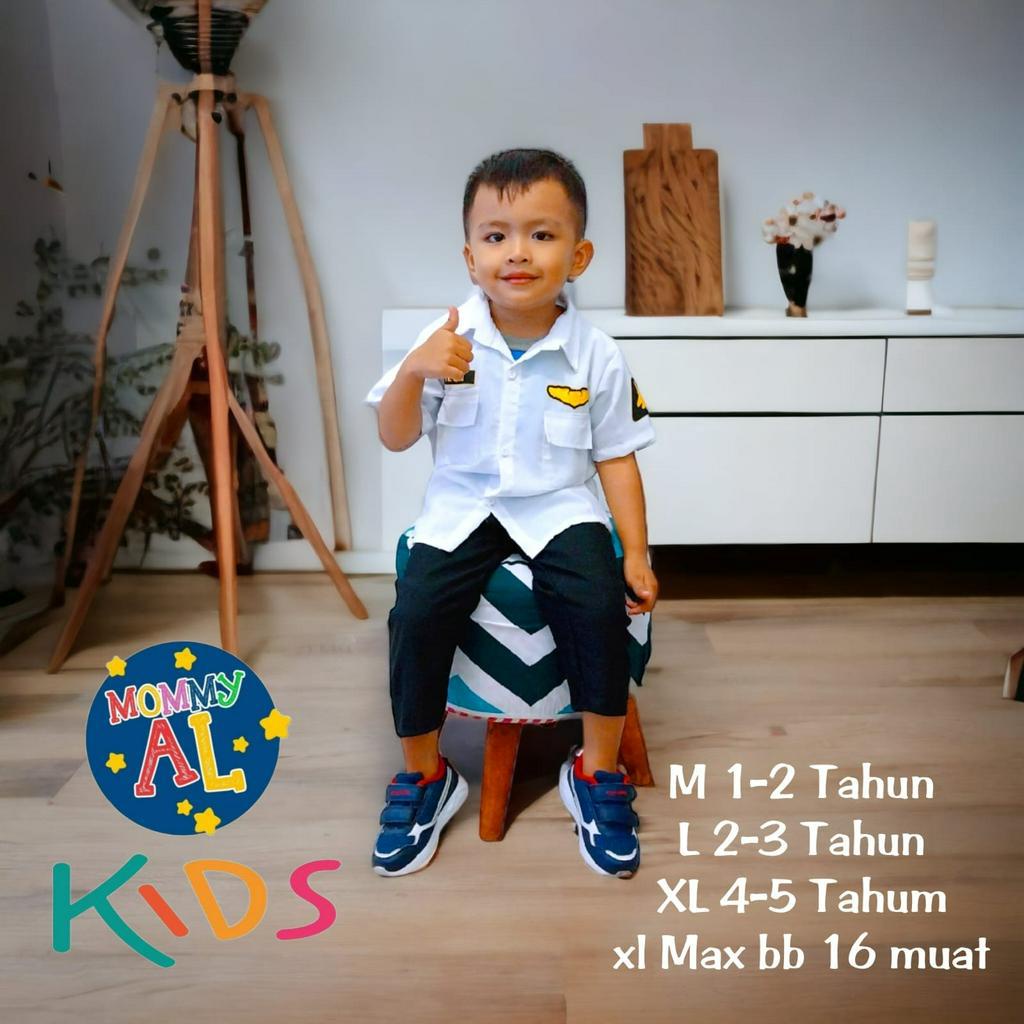 Baju Model Pilot Anak/Baju Pilot Anak Perempuan/Baju Pilot anak Laki laki/Baju Pilot anak laki laki 