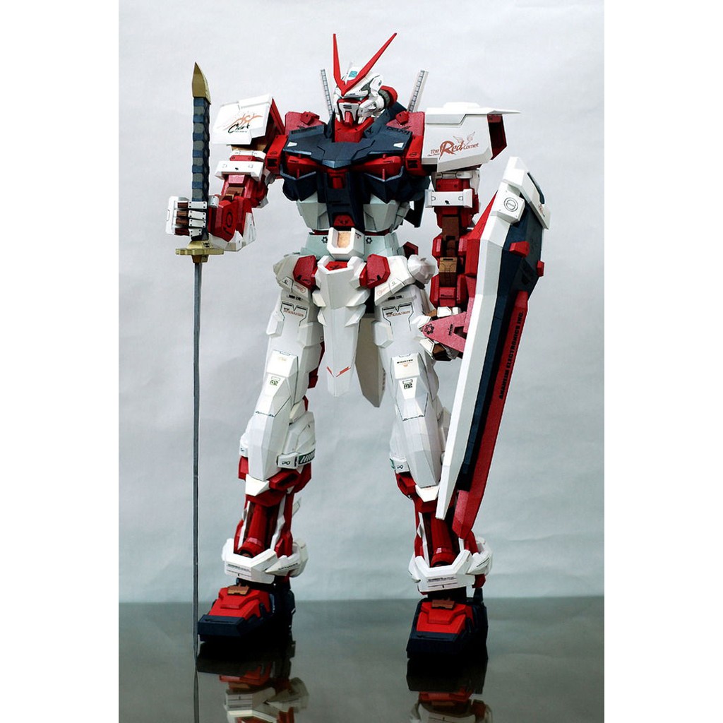 DIY Papercraft MBF-P02 Gundam Astray Red Frame Versi 3