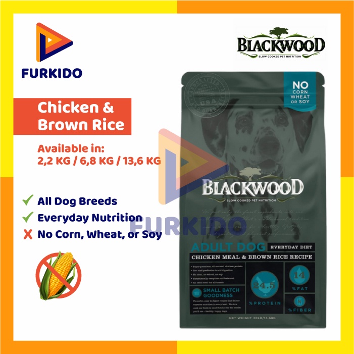 Blackwood Dog Food Adult Chicken &amp; Rice 6,8 KG