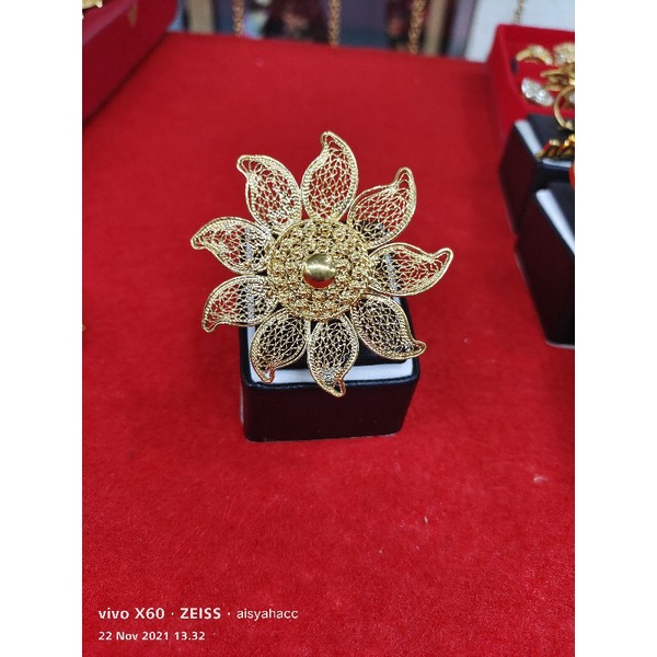 cincin matahari lapis emas cincin lapis emas matahari